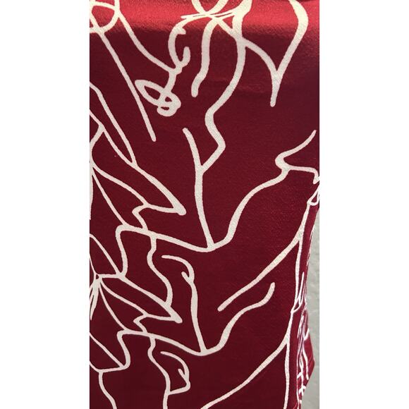 Shein Top Red/White XL Top Racer Front Geometric Aztec Travel Vacation Beach Boh - Picture 3 of 8